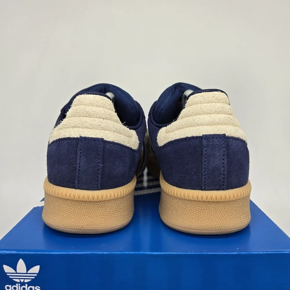 New Adidas Samba XLG 'Night Indigo Warm Vanilla' Men's Shoes Size 11 - Picture 4 of 9